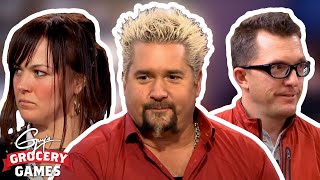 A Culinary Spelling Bee  Guys Grocery Games Full Episode Recap  S2 E1  Food Network [upl. by Swerdna]