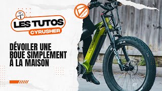 🛠️ TUTO  Dévoiler une roue de vélo simplement à la maison [upl. by Jeroma]