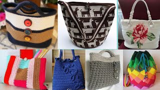 Awesome 😎 Crochet carryall Super👍smart designs  Crochet mesh totebag  Chic Womenswear staples [upl. by Gagnon]