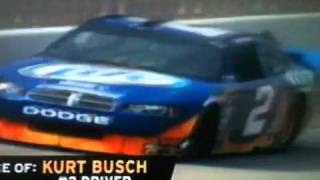 Kurt Busch Caught Speeding on pit road [upl. by Annoled]