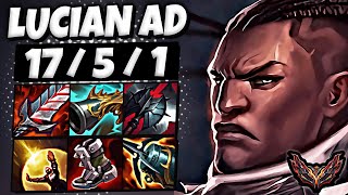 Lucian vs Jinx ADC  TripleKill  Patch 1418 Korea Grandmaster ✅ [upl. by Imoyik]