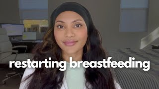 Starting My Relactation Journey  Restarting Breastfeeding 8 Months postpartum [upl. by Lessur109]