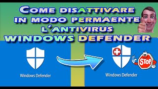 Disattivare Windows Defender definitivamente Windows 10 e 11 pro [upl. by Eidob799]