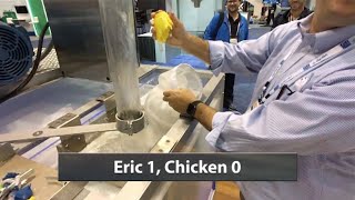 GormanRupp T Series Pump Demonstration  Eric vs Chicken [upl. by Lotte]