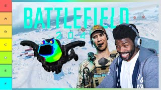 The ULTIMATE Battlefield 2042 Tactic Tier List  The Chill Zone Reacts [upl. by Ares]