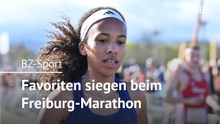 Favoriten siegen beim FreiburgMarathon [upl. by Elyn]