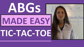 ABGs Made Easy for Nurses w Tic Tac Toe Method for Arterial Blood Gas Interpretation [upl. by Nireil]