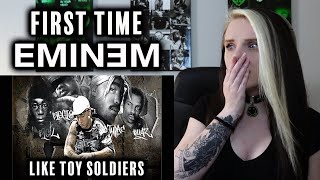 FIRST TIME listening to EMINEM  Like Toy Soldiers Official Music Video REACTION [upl. by Ajat]