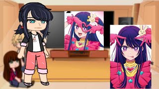 ♡Mlb react to Marinette future as ai hoshino♡ Part 1 [upl. by Uphemia700]