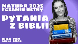 Pula Jawna Biblia pytania 1–3 matura2025 [upl. by Anaerol]