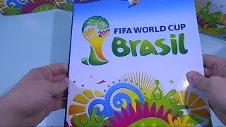 Panini World Cup Brazil 2014 Sticker album and stickers review [upl. by Milstone]