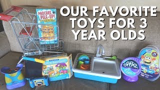 3 Year Old Favorite Toys amp Gift Guide  15 Ideas [upl. by Ahtiekal]