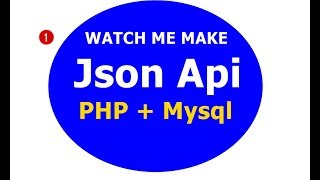 REST API  How to create API with Json using PHP and MySQL [upl. by Omora88]