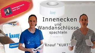 Innenecken und Wandanschlüsse spachteln  Kann man das selber machen  DIY Selbstgemacht aber wie [upl. by Cirdek]