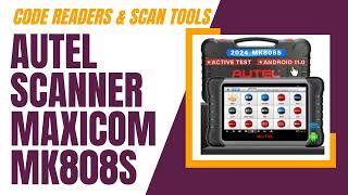 Autel Scanner MaxiCOM MK808S 2024 Bidirectional Tool as MK808BT Pro MX808S [upl. by Eppesiug380]