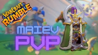 🔴WARCRAFT RUMBLEPVP SEASON 7 NEW META 🇪🇨 MAIEV DECK 6500  WITHOUT ONYXIA SPELL 20k PLAYER [upl. by Tomkin]