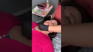 First Wood Therapy Skin Tightening Session  Full Video working specifically on the neck area [upl. by Azeret]