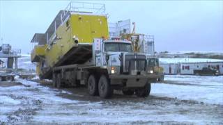 Eagle Drilling Service Rig 1  Rig Move Video [upl. by Dorothee136]