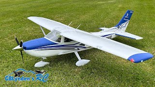 Flight Review  FMS Cessna 182 Skylane 1500mm RC Plane [upl. by Gnourt]