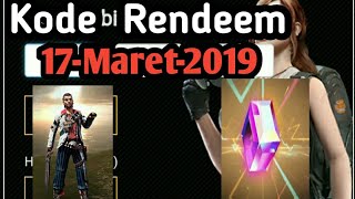 Kode Rendeem Freefire 17 Maret 2019 [upl. by Ahsilat]