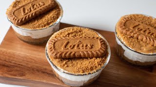 Mini Lotus Biscoff Cheesecake Recipe [upl. by Egreog382]