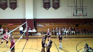 Stillwater vs Mechanicville Girls Volleyball Game 1 [upl. by Aurilia]