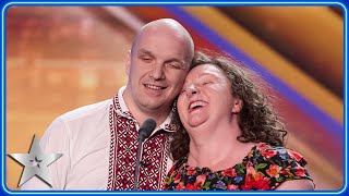 Blind couple Denise amp Stefan give BREATHTAKING Sound of Music performance  Auditions  BGT 2024 [upl. by Ioves433]