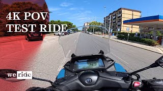 Yamaha Tricity 300  4K POV Test Ride [upl. by Akemed]