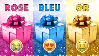 Choisis ton CADEAU  🎁 Rose Bleu ou Or  💗💙⭐ Estu une personne chanceuse  🤔 [upl. by Odeen]