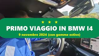 Primo test viaggio con BMW i4 [upl. by Cida]