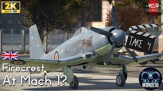 Breaking the sound barrier with a postWW2 plane warthunder speedtest mach1 [upl. by Beaufert]