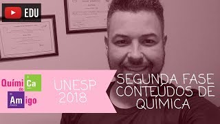 Química na UNESP 2018  2ªFase [upl. by Ellessig]