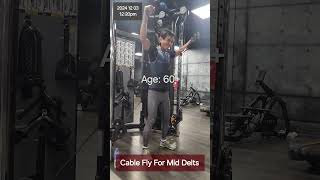 Cable Fly For Mid Delts Set 33 Daily SHORT Strength Training motivation Shoulder 2024 12 03 [upl. by Badger355]