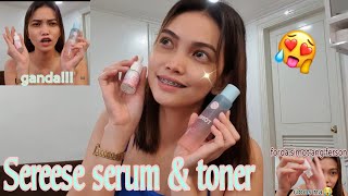 SEREESE TONER AND SERUM HONEST REVIEW  LEGIT GANDA [upl. by Aicargatla]