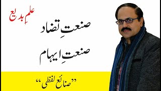 Sanat e Tazad  Sanat e Ehaam  صنعتِ تضاد  صنعتِ ایہام  Sheraz Sagar [upl. by Lleret]