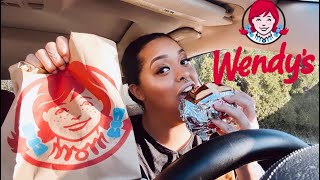 WENDY’S PRETZEL BACONATOR  MUKBANG [upl. by Eico]