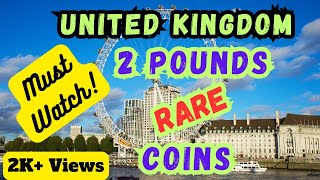 Uncovering Britains Rarest 2 Pound Coins  UK 2 Pounds  Rare UK Coins [upl. by Kerril]