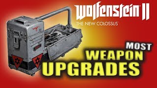 Weapon Upgrade Locations  Wolfenstein 2 The New Colossus How to find most weapon upgrades [upl. by Bathsheba]