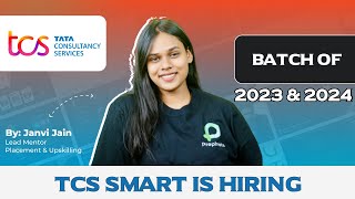 TCS Smart Hiring 2023 and 2024 Batch  BCA BSc and BVoc Hiring Jobs Update Apply Now [upl. by Ennaitsirk]