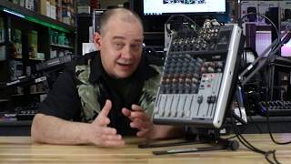 How to use The Behringer 1204USB 12Input 22 BUS Audio Mixer with USBAudio Interface [upl. by Anayia]