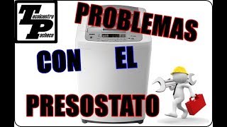 Lavadora LG  Problemas con el presostato [upl. by Atterys656]