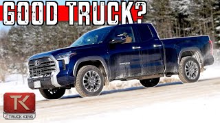 2022 Toyota Tundra Limited Review  Is a Double Cab Truly Big Enough for a Family [upl. by Enineg]