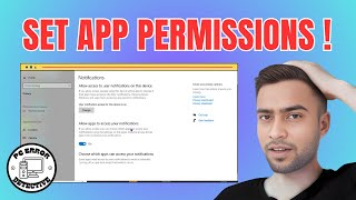 How To Set App Permissions In Windows 10 [upl. by Akenn]