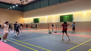 Badminton  RachelAndon VS YuKangRiku [upl. by Naehgem571]