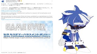 Sega Cant take constructive Criticism from real fans [upl. by Cochrane]