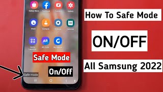 How to Turn ON  Off Safe Mode on Any Android Phone  safe mode ko enable disable kaise kre [upl. by Ethelyn673]