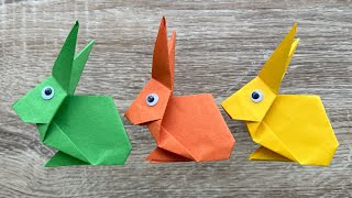 How to make an Origami BUNNY Easy Tutorial [upl. by Fari]