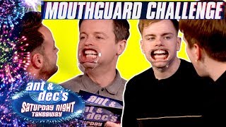 The Mouthguard Challenge  Ant amp Dec v Niki n Sammy [upl. by Gnaw163]