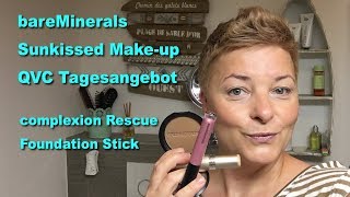 bareMinerals Foundation Stick  Sunkissed Make up I Review [upl. by Atirehgram781]