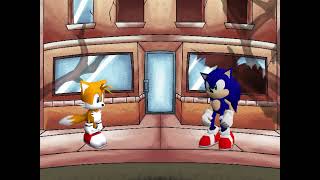 Twiddle Fringers Mais Sonic e Tails Cantam Juntos sonicadventure [upl. by Feenah]